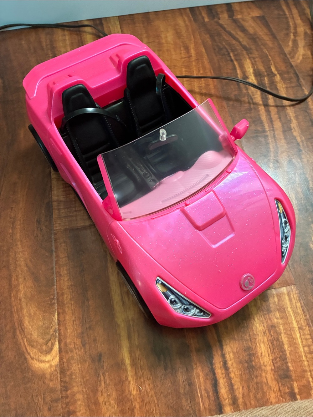Mattel Barbie Glam Pink Convertible Car (Model DVX59)